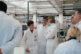 ...during a tour of the production hall in Hochstraß